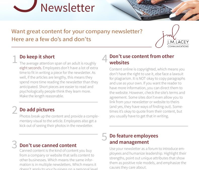 thumbnail of 5 tips for company newsletter_Final